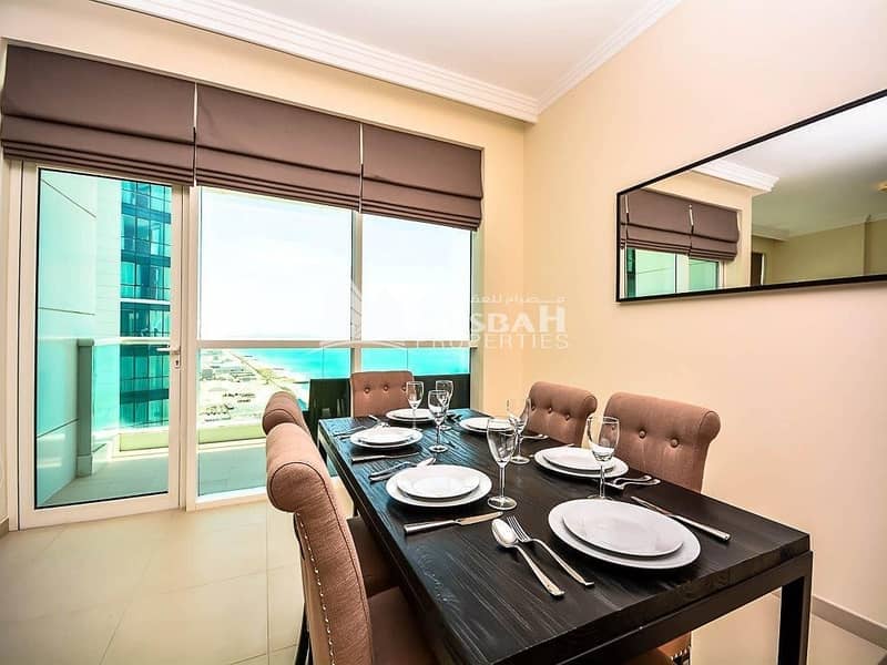 5 Sea View The Only 2 Bedroom With Maids Room in JBR Fully Furnished