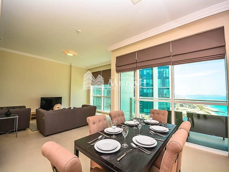 8 Sea View The Only 2 Bedroom With Maids Room in JBR Fully Furnished