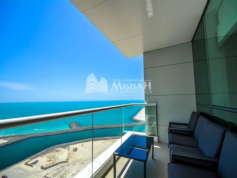 17 Sea View The Only 2 Bedroom With Maids Room in JBR Fully Furnished