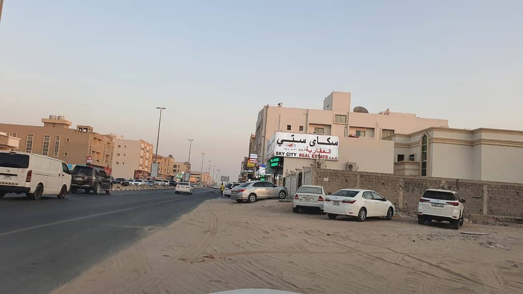 For sale land in the best place in Ajman Sheikh Ammar Street