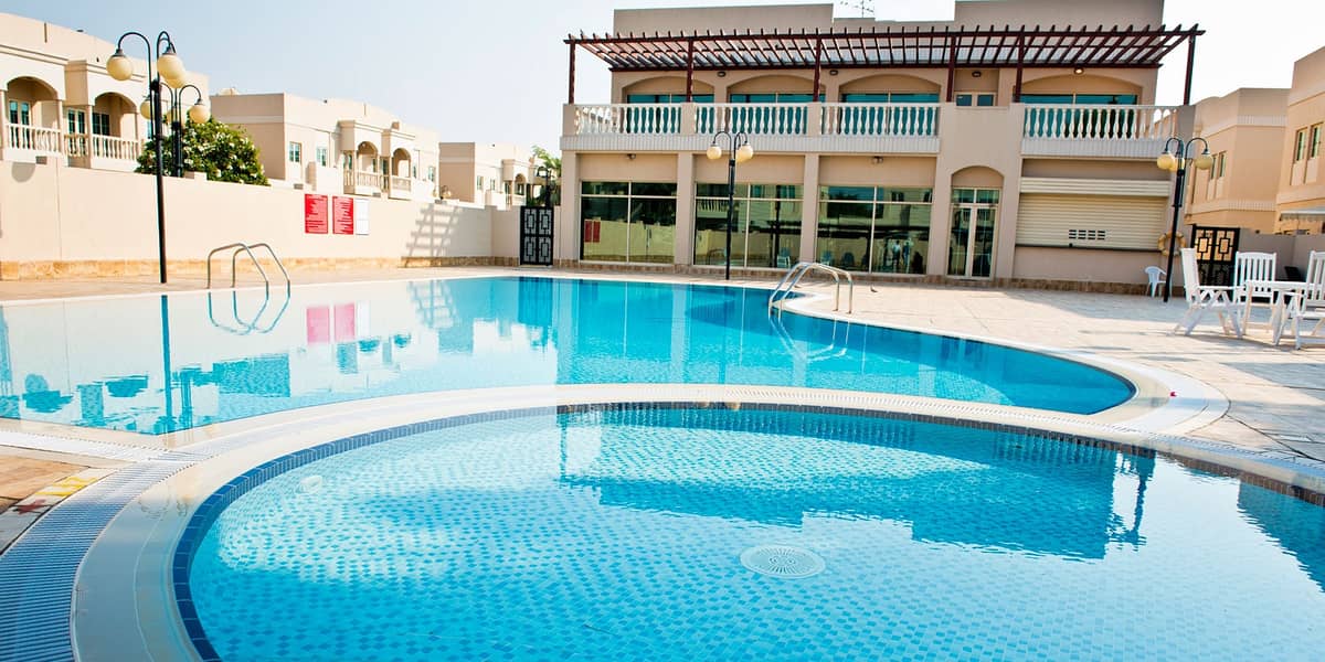 4 Secure warm double story family attached villa with 4 Bedrooms and 1 maid's room in Al Garhoud ideal for a big family