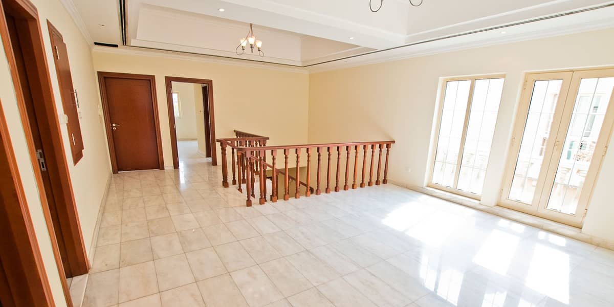 6 Secure warm double story family attached villa with 4 Bedrooms and 1 maid's room in Al Garhoud ideal for a big family