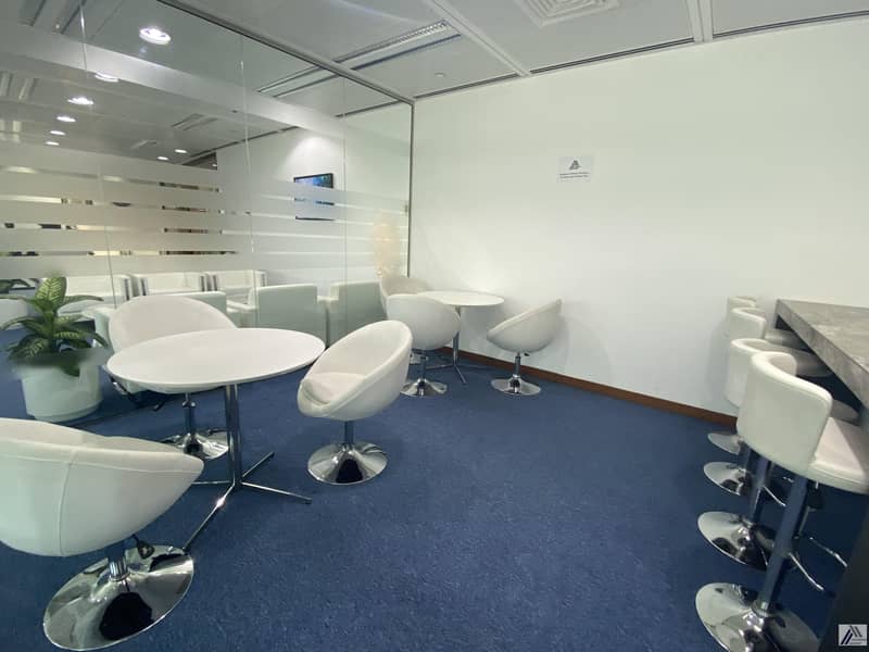 8 Serviced Furnish Office Suitable for 7 Staff / with 1 manager room/ Meeting room facility