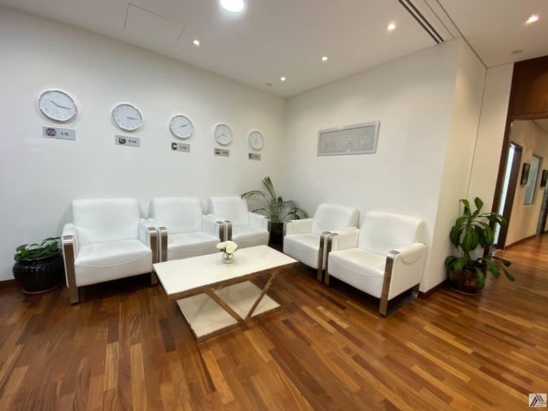 9 Serviced Furnish Office Suitable for 7 Staff / with 1 manager room/ Meeting room facility