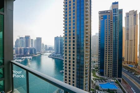1 Bedroom Apartment for Sale in Dubai Marina, Dubai - Great Marina and Sea View - Mid Floor - Vacant soon 1 Bedroom Apartment for Sale in Dubai Marina, Dubai - Great Marina and Sea View - Mid Floor - Vacant soon