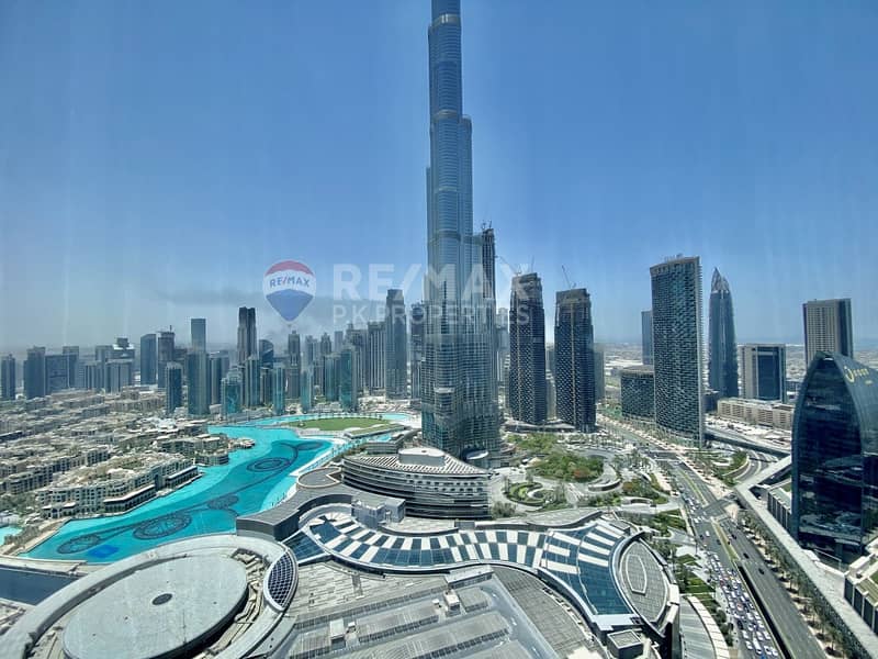 4 Full Burj View And fountain | 4 BR + maids |  Vacant
