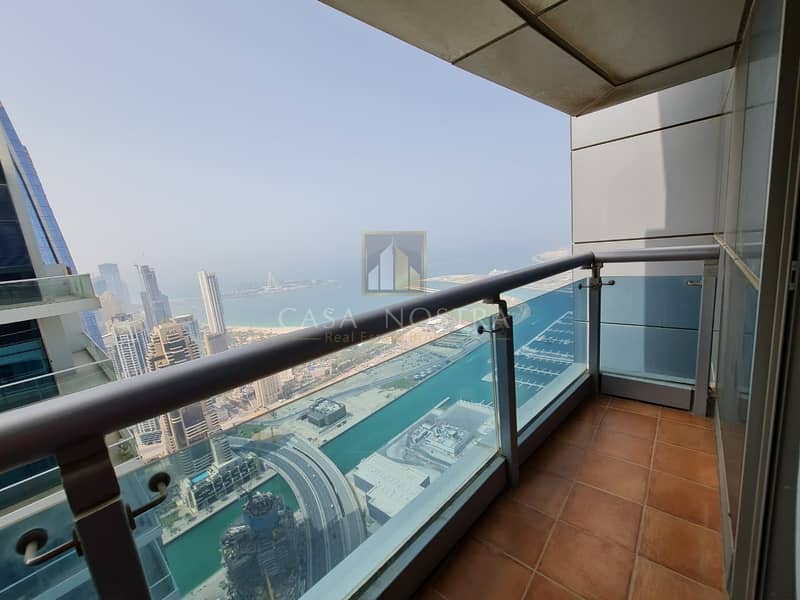 10 Spectacular Palm and Sea View 3BR on Higher Floor