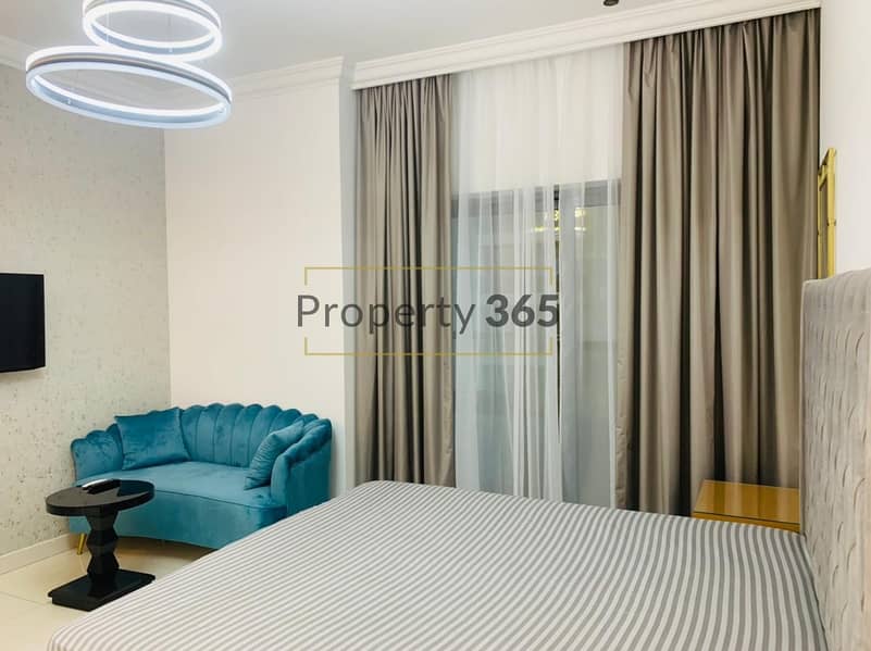 16 FULLY FURNISHED STUDIO IN CAPITAL BAY. 6-12 CHEQUES.