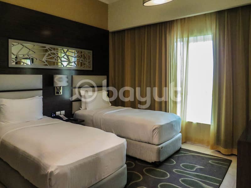 位于迪拜生产城(IMPZ)，加雅大酒店 2 卧室的公寓 130000 AED - 4698949