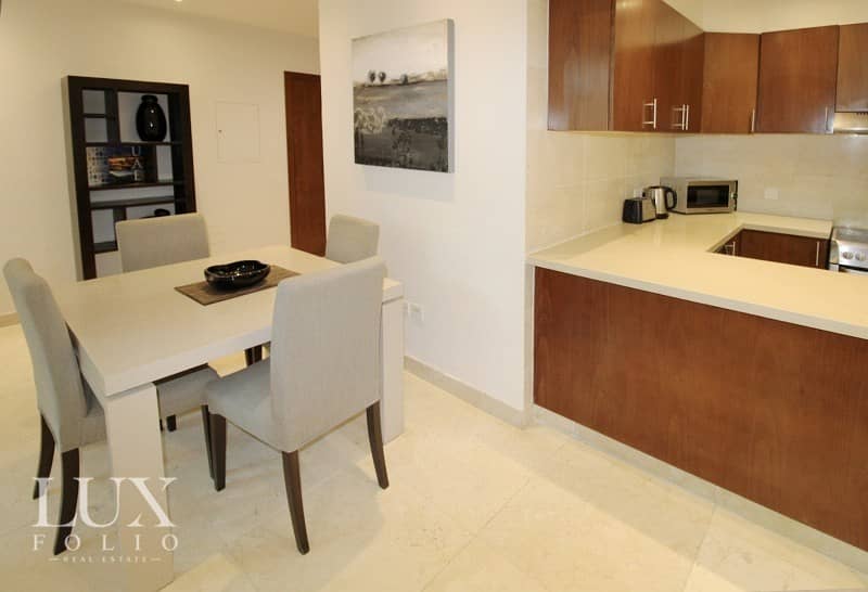 11 Furnished | Spacious 1 Bed | Partial Marina View