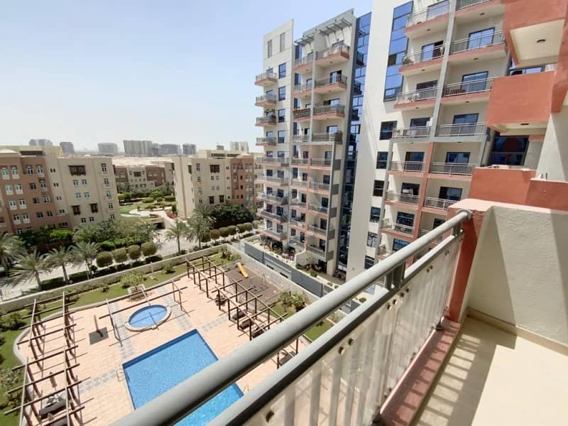 13 Large Layout |Unfurnished 1BR |Pool & Community View