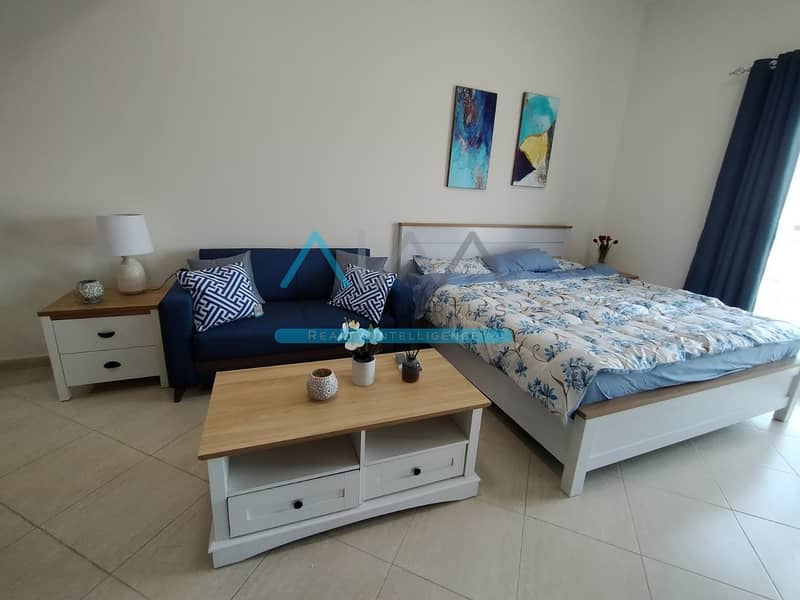 3 All In 3500 Per Month | Elegant Fully Furnished Studio With Beautiful Villa View