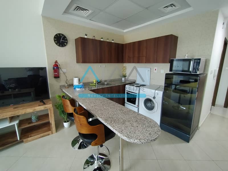 10 All In 3500 Per Month | Elegant Fully Furnished Studio With Beautiful Villa View