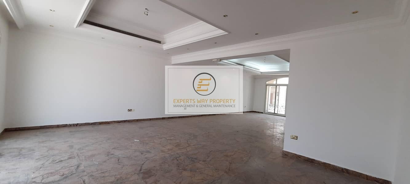 21 amazing finishing villa 4 bedrooms + maids room available for rent in khalifa A