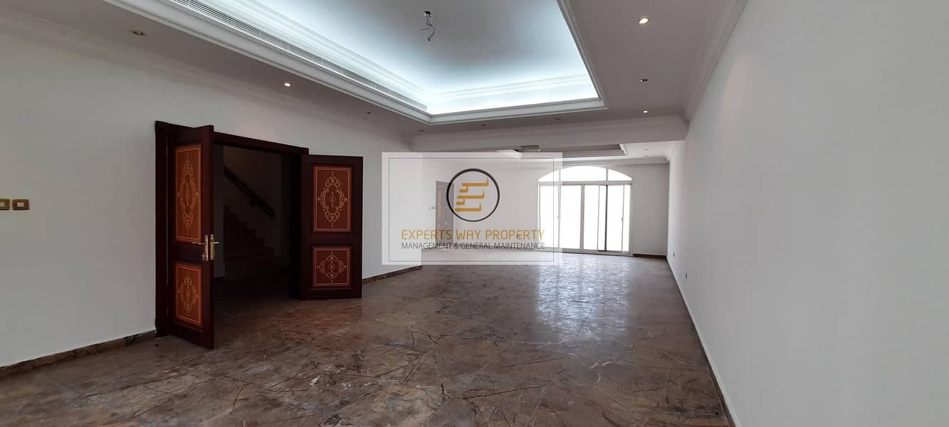 22 amazing finishing villa 4 bedrooms + maids room available for rent in khalifa A