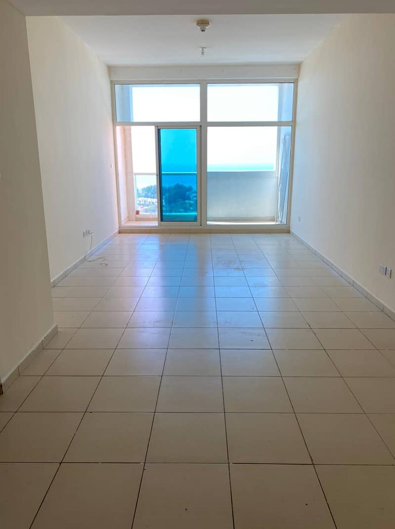 2 bhk full sea view closed kitchen with parking for rent in Ajman one tower