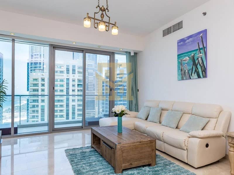 5 Fully Furnished| High Floor| Full Sea View | Tenanted