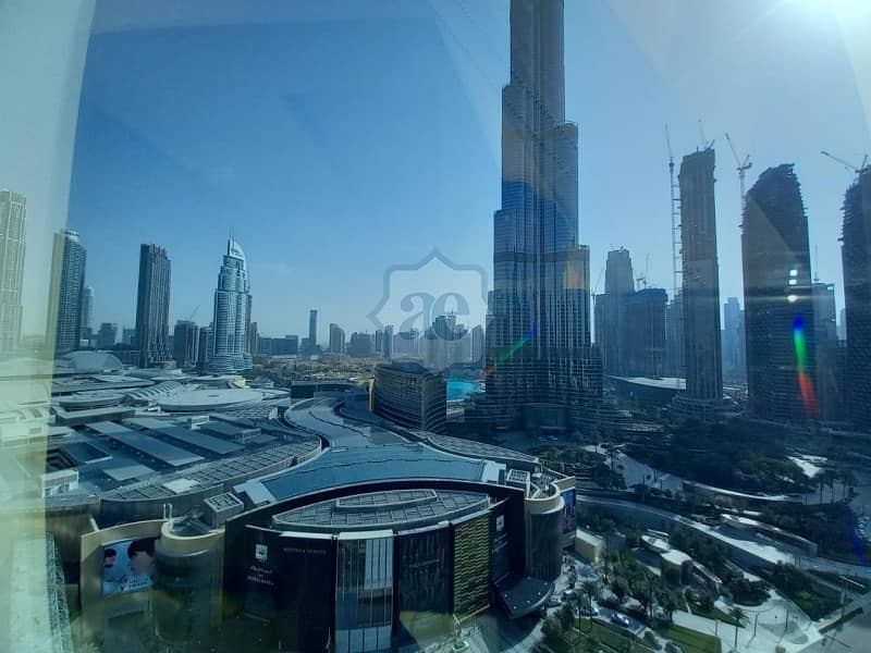 14 Fitted Office| Full Burj Khalifa & Fountain view