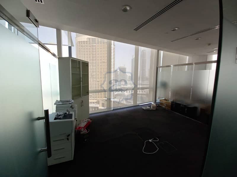 20 Fitted Office| Full Burj Khalifa & Fountain view