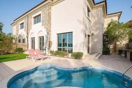 Exclusive golf facing 4 bed villa. Vacant