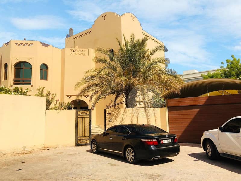 STAND ALONE  EUROPEAN STANDARD 5 BEDROOM  VILLA WITH SWIMMING POOL FOR RENT IN KHALIFA CITY A