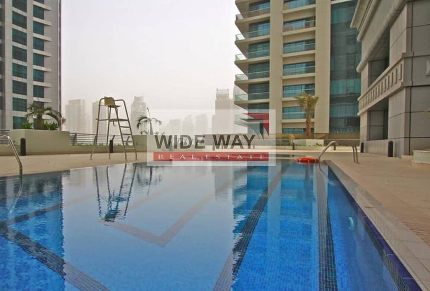 6 Full Sea View// High Floor 1BR/ Well Maintained Apt