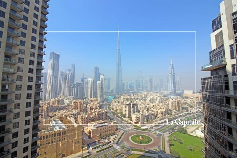 18 Burj Khalifa View | Bright & Spacious Apartment