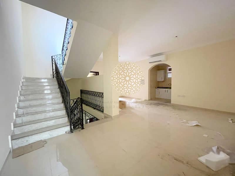 9 NEWLY RENOVATED SEMI INDEPENDENT VILLA WITH 6 MASTER BEDROOM AND 2 KITCHEN FOR RENT IN AL BATHEEN