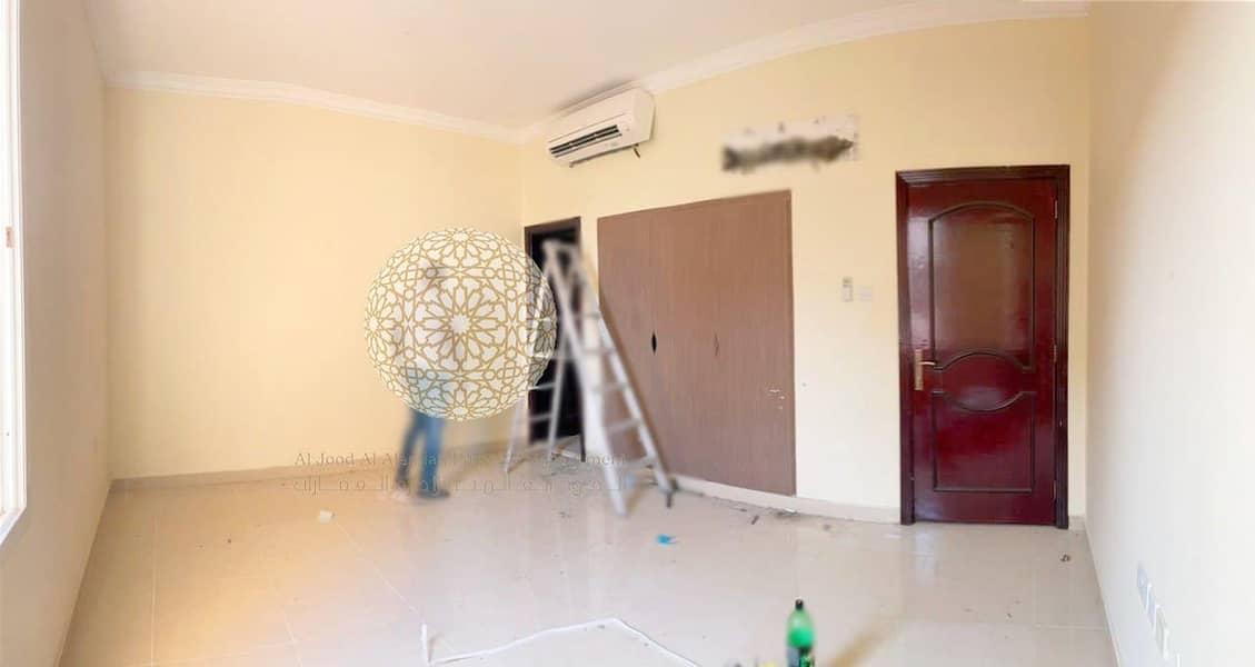 12 NEWLY RENOVATED SEMI INDEPENDENT VILLA WITH 6 MASTER BEDROOM AND 2 KITCHEN FOR RENT IN AL BATHEEN