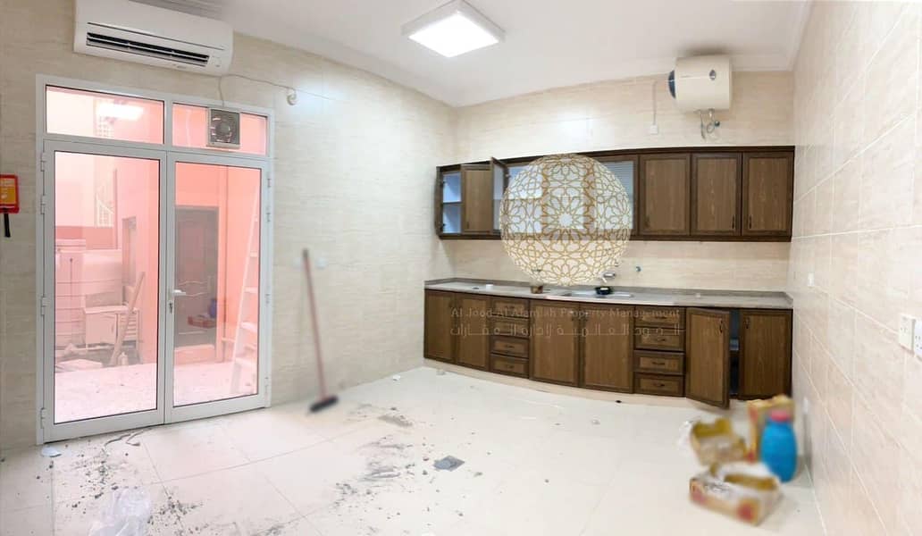 22 NEWLY RENOVATED SEMI INDEPENDENT VILLA WITH 6 MASTER BEDROOM AND 2 KITCHEN FOR RENT IN AL BATHEEN