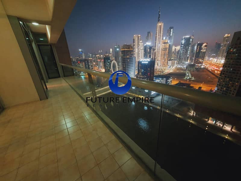 Burj Khalifa + Canal View | Maids Room | One Month Free