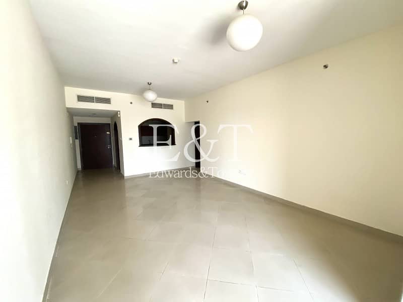 6 Unfurnished | Two Beds + Maids | Low Floor