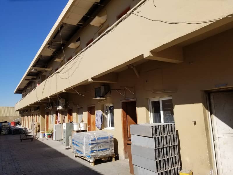 Labour camp + 2 warehouse for sale in al sajaa area sharjah
