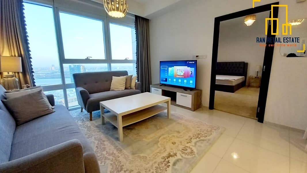3 Stunning Fully Furnished One Bedroom in horizon tower