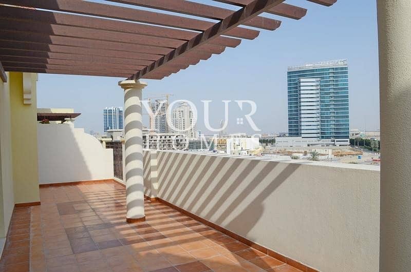 18 OP | 2BHK with terrace Pantheon BLVD JVC