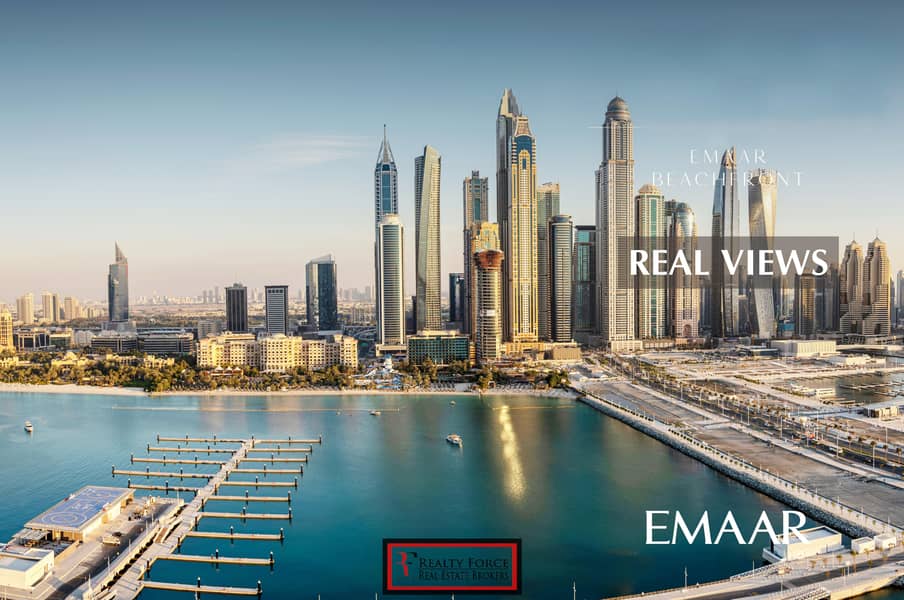 位于迪拜港，艾玛尔海滨社区，滨海景观公寓 2 卧室的公寓 2600000 AED - 4454318