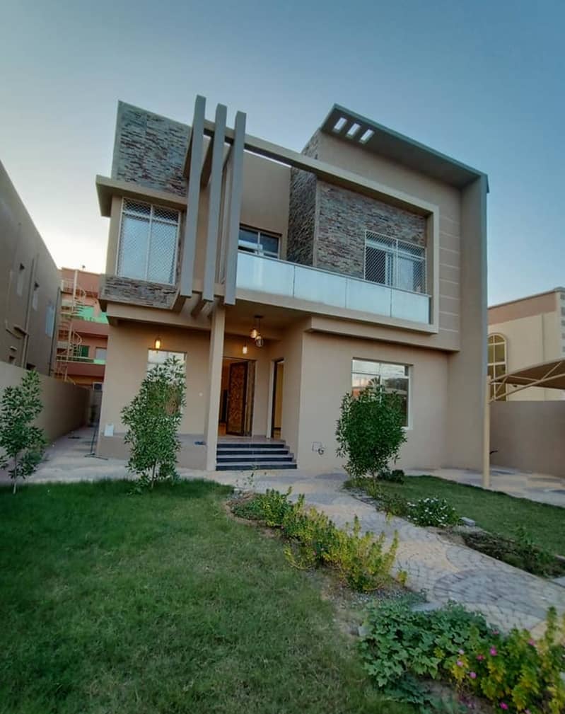 Villa with luxurious hotel design and very wonderful finishing in the Rawda area with the possibility of bank financing without down payment and ownership is free for life for all nationalities