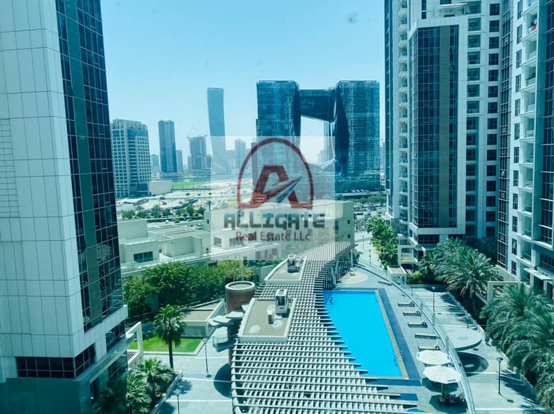 SB3 Partially Furnished With Partition  for rent in business bay
