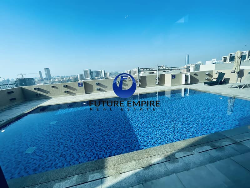 14 Luxurious 2B/R with big balcony | Semi Furnished | 1 Month free rent | Full burj khalifa view