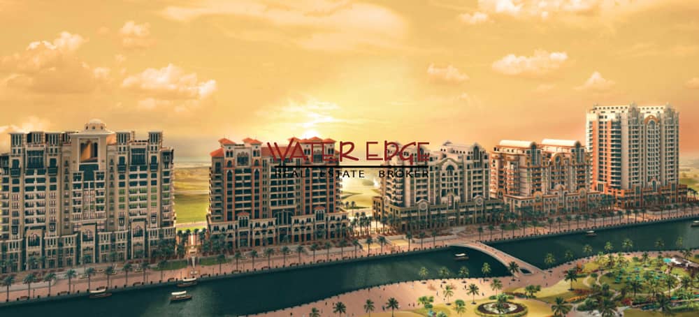 شقة في مساكن القناه المائية غرب مدينة دبي الرياضية 420690 درهم - 2810949