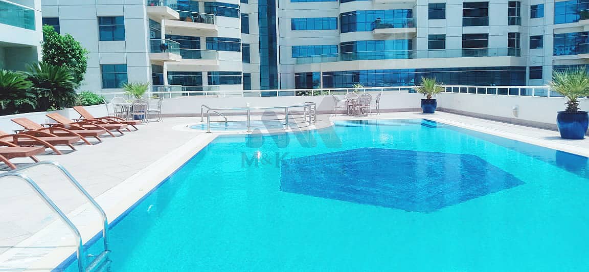 Fully Furnished 2 BR | Chiller Free | GYM, Pool