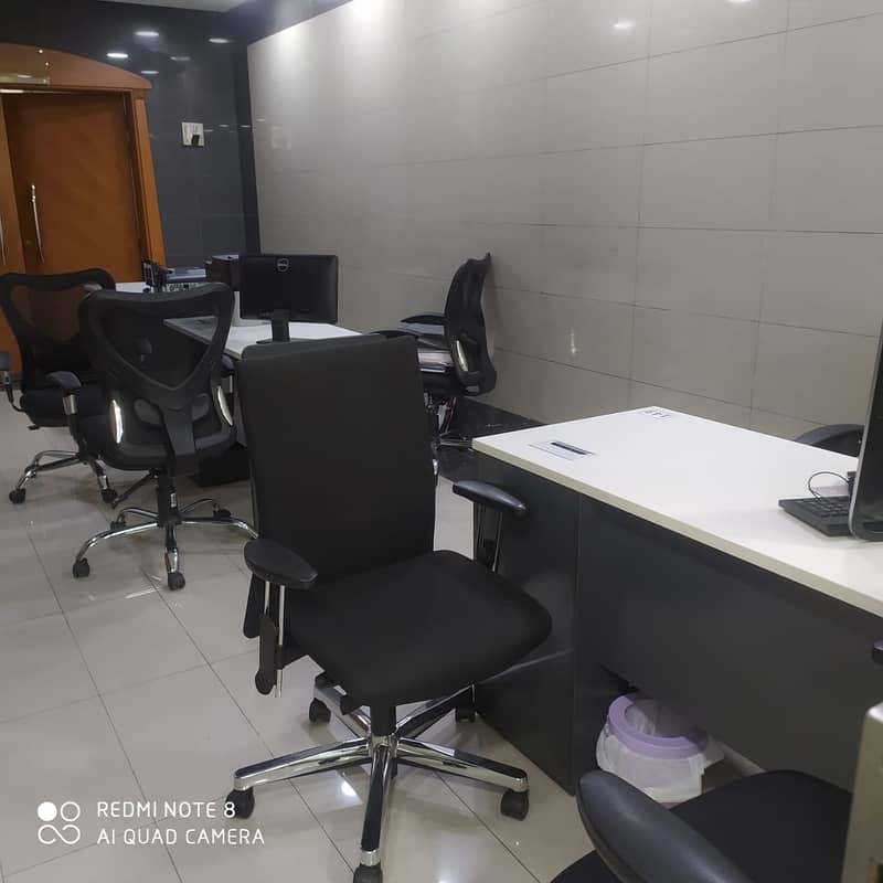 12 Months |Fully Serviced Office | 200Sqft | AED 18,500 Only | Free Chiller, DEWA, WIFI | Meeting Room
