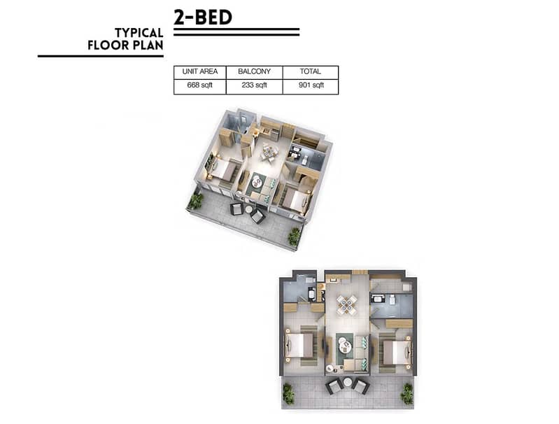 5 2 Bed | Burj Facing | Motivated Seller