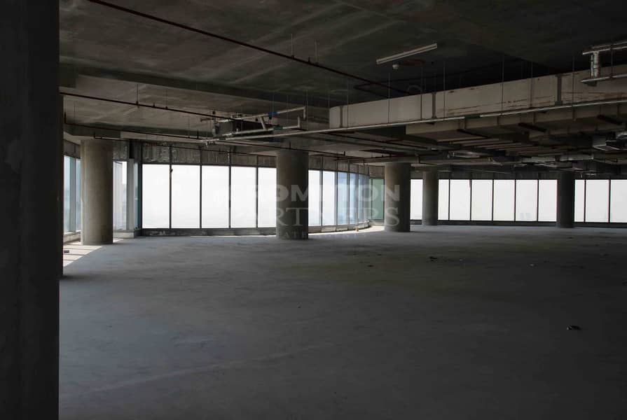 15 Full floor office in Addax/  Shall&core