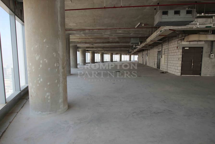 21 Full floor office in Addax/  Shall&core