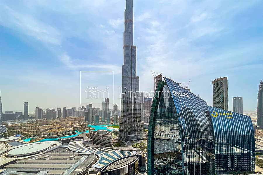 Vacant | Burj and Fountain Views | High Floor