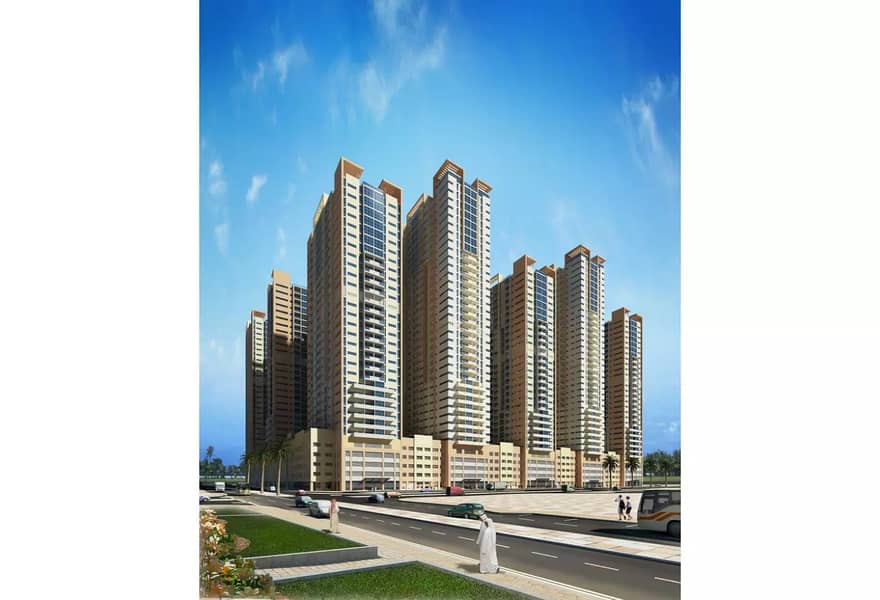 شقة في أبراج أحلام جولدكريست،مدينة الإمارات‬ 2 غرف 190000 درهم - 5057550