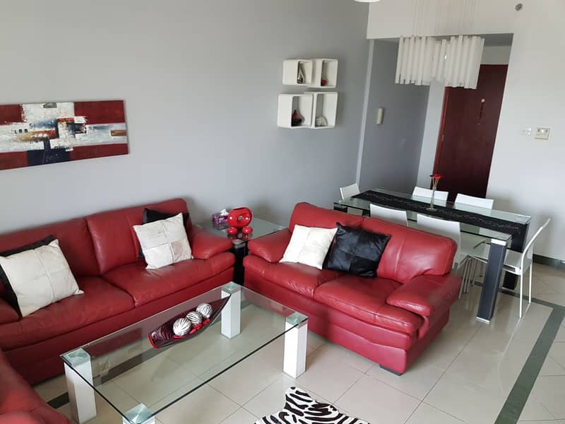 Furnished 2 bedroom apartment for sale in International City. . Hurry!!!!