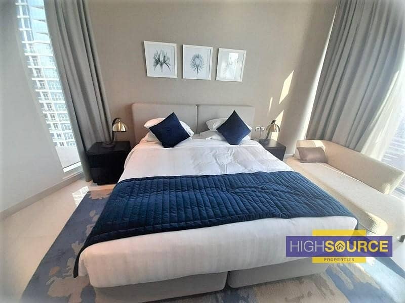 6 Brand New Fully Furnished Studio  with Balcony for Rent in Damac Maison Prive Business Bay