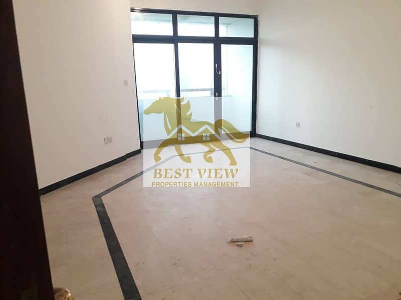 Sharing allowed !! 2bhk + 2bath + 2 balcony | 50k | payment 4 | huge size | located airport road beside al wahda mall